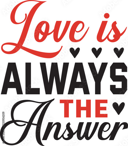 love is always the answer SVG