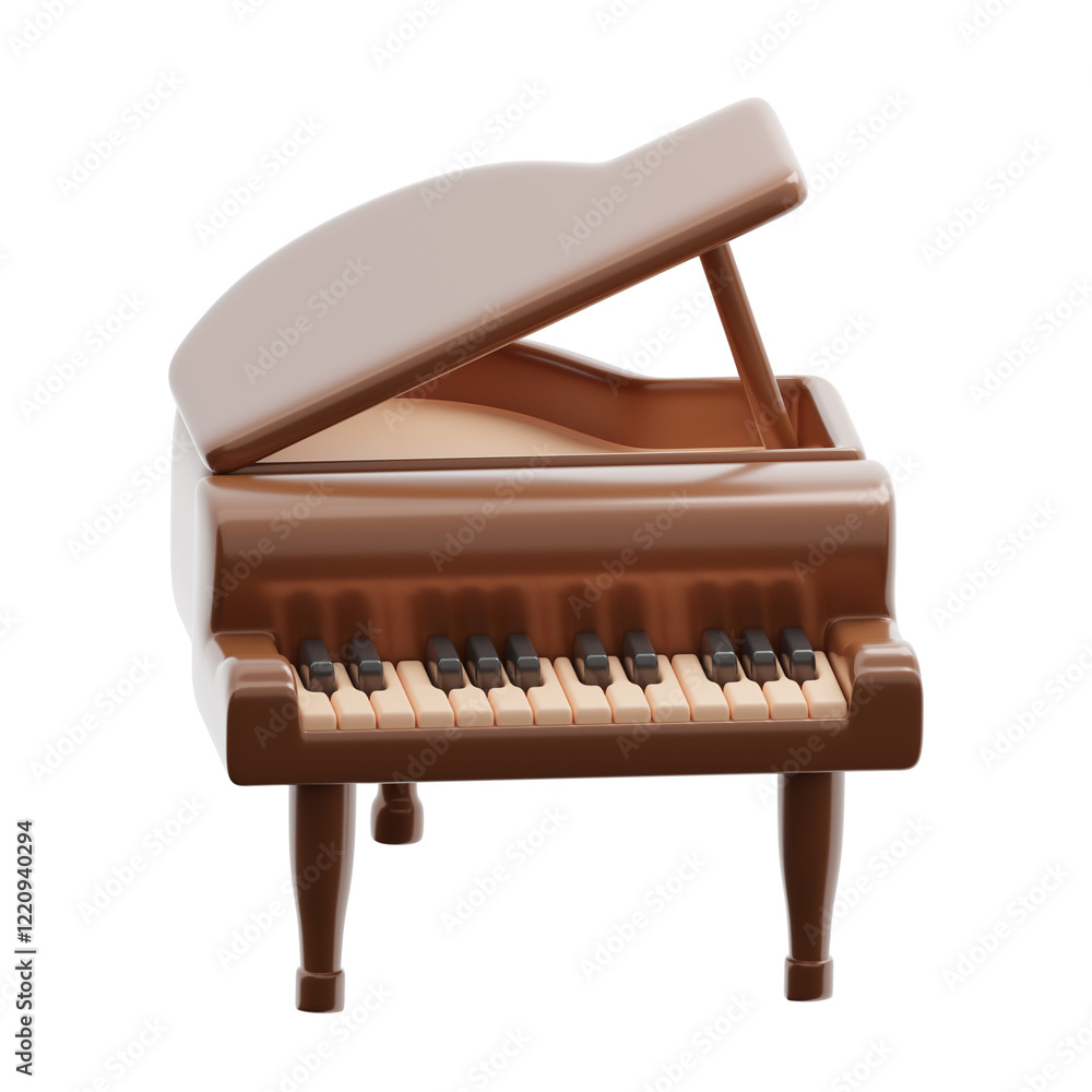 3d illustration of Grand piano 3d illustration of Grand piano
