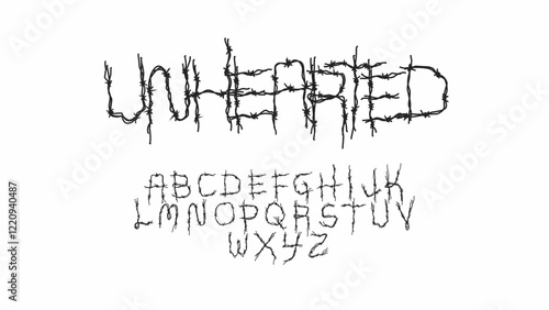 font type style for metal typography, posters, t-shirts, or creative branding