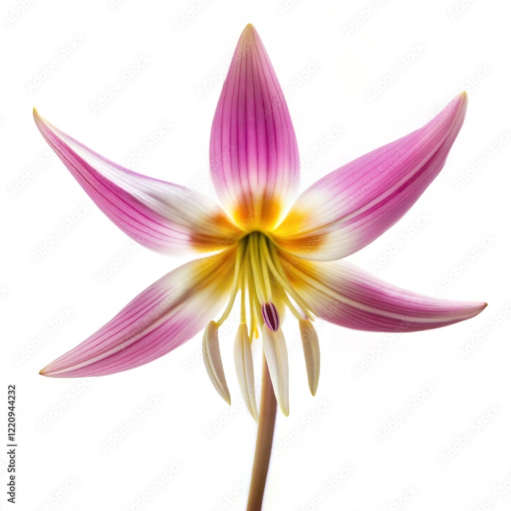 Fototapeta premium Hronium flower on white.