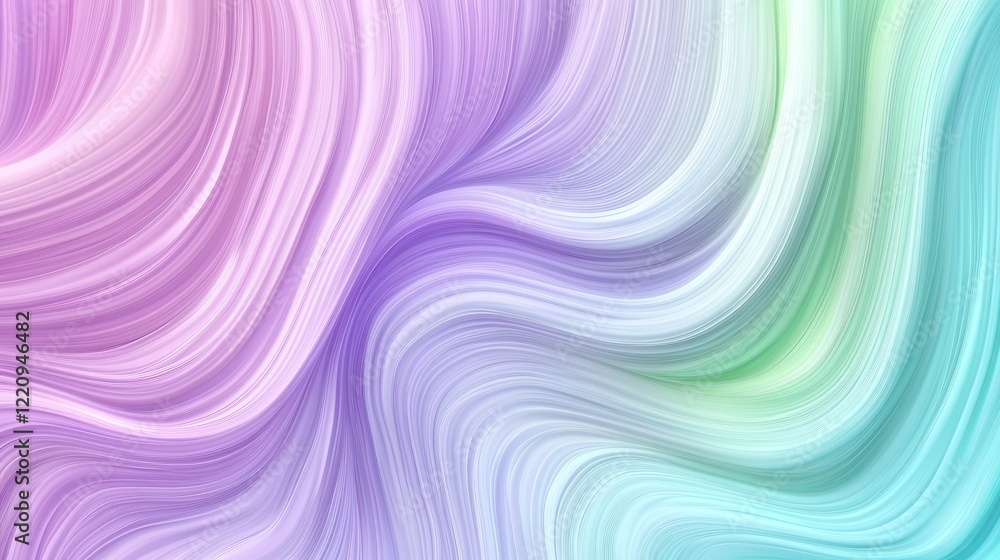 Obraz premium Pastel Wave Abstract Background