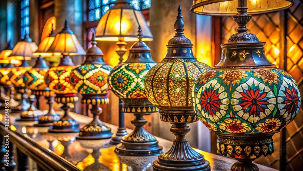 Fototapeta premium London British Museum Lamps: Elegant Portrait Photography