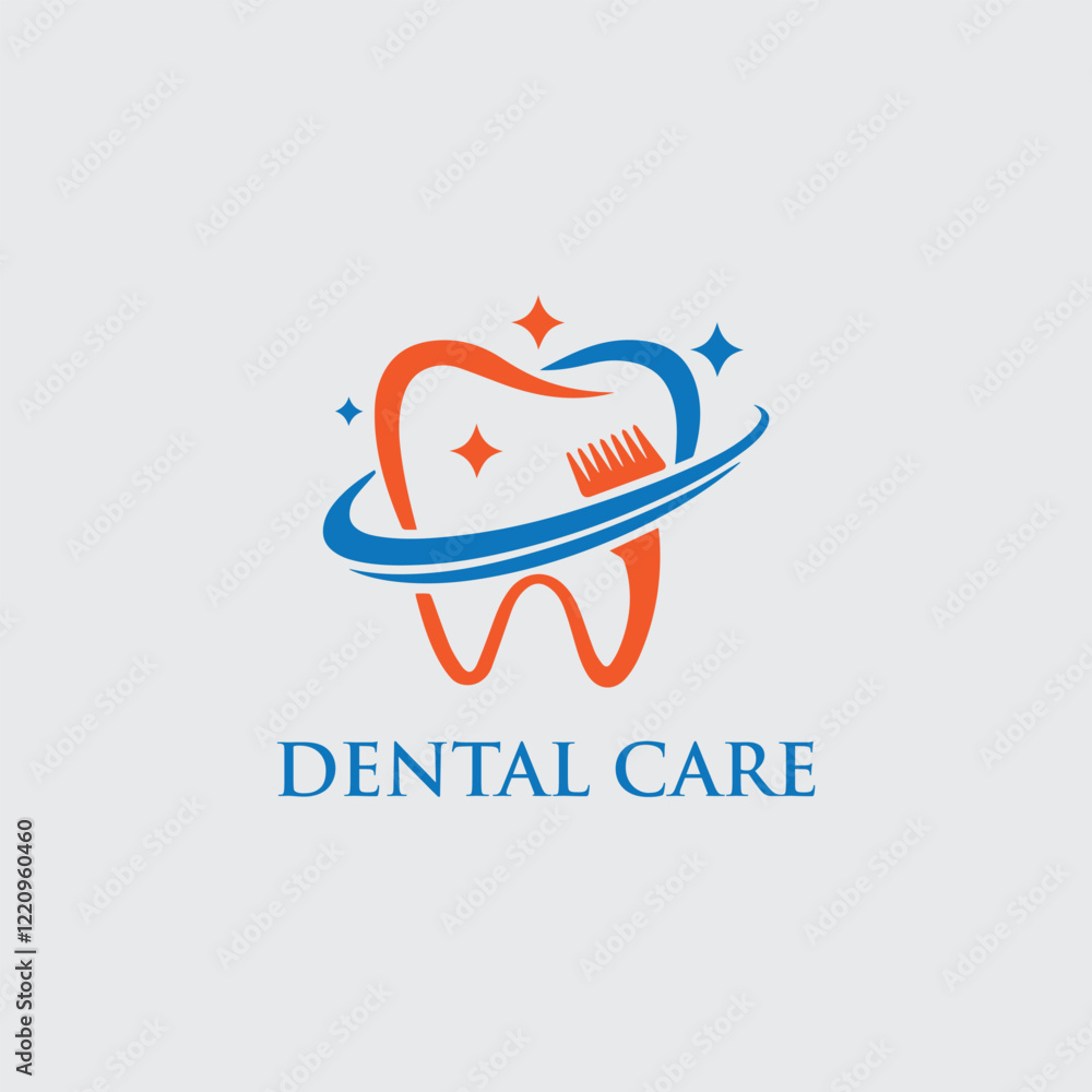 Dental Care Logo concept with vector template design Dental Care Logo concept with vector template design