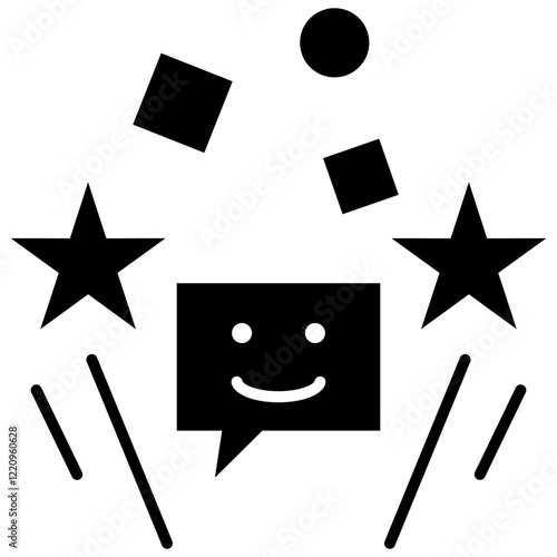 Fun Glyph Icon