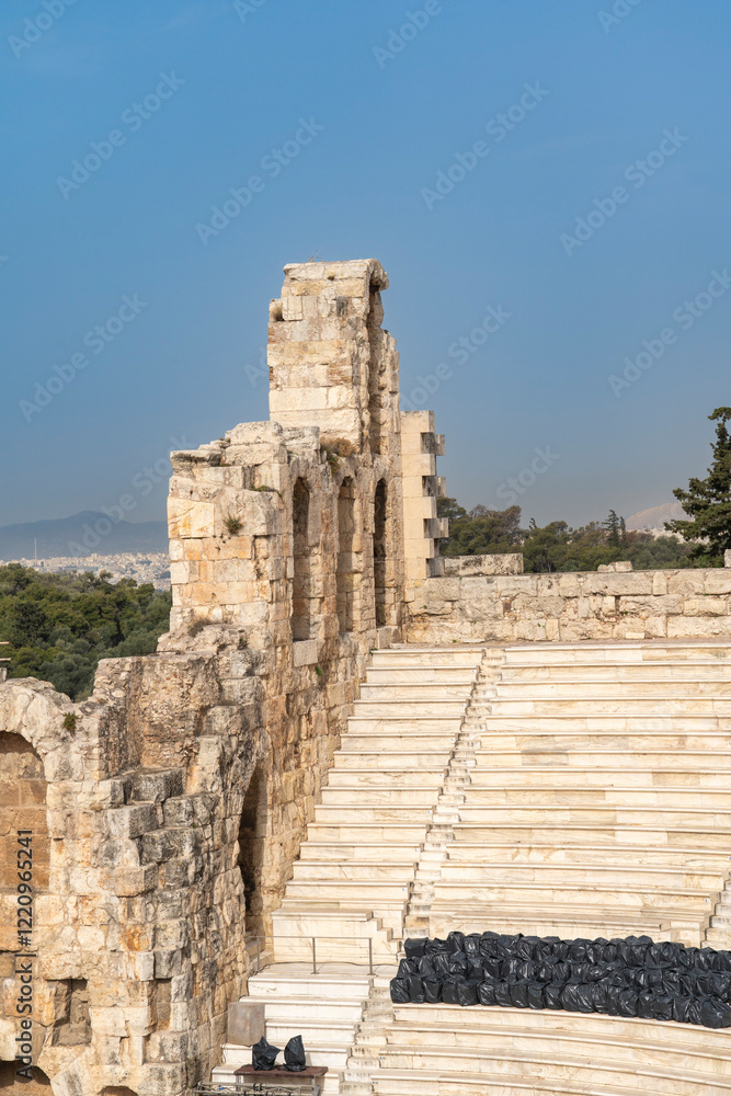 The Theatre of Dionysos at the Acropolis in Athens The Theatre of Dionysos at the Acropolis in Athens