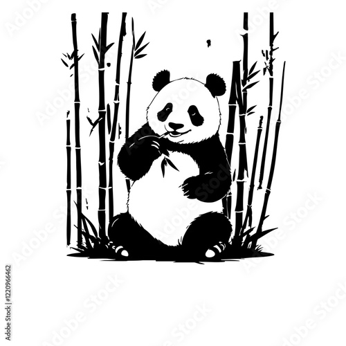 Panda Vector Logo Design
