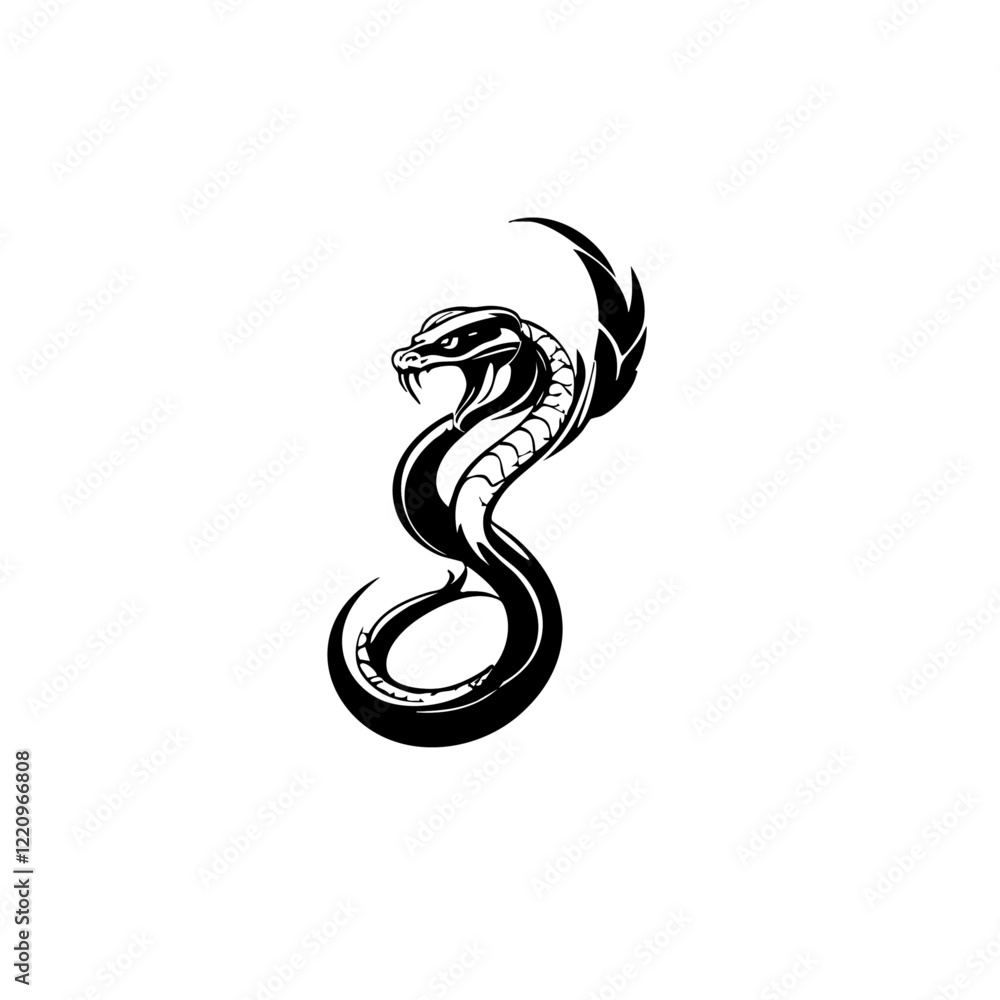 Obraz premium Snake Vector Logo Design