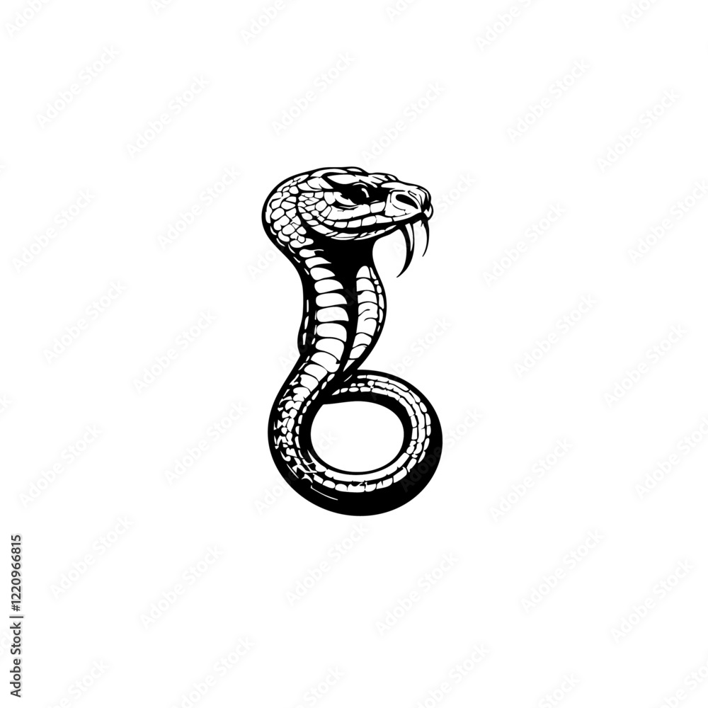 Fototapeta premium Snake Vector Logo Design