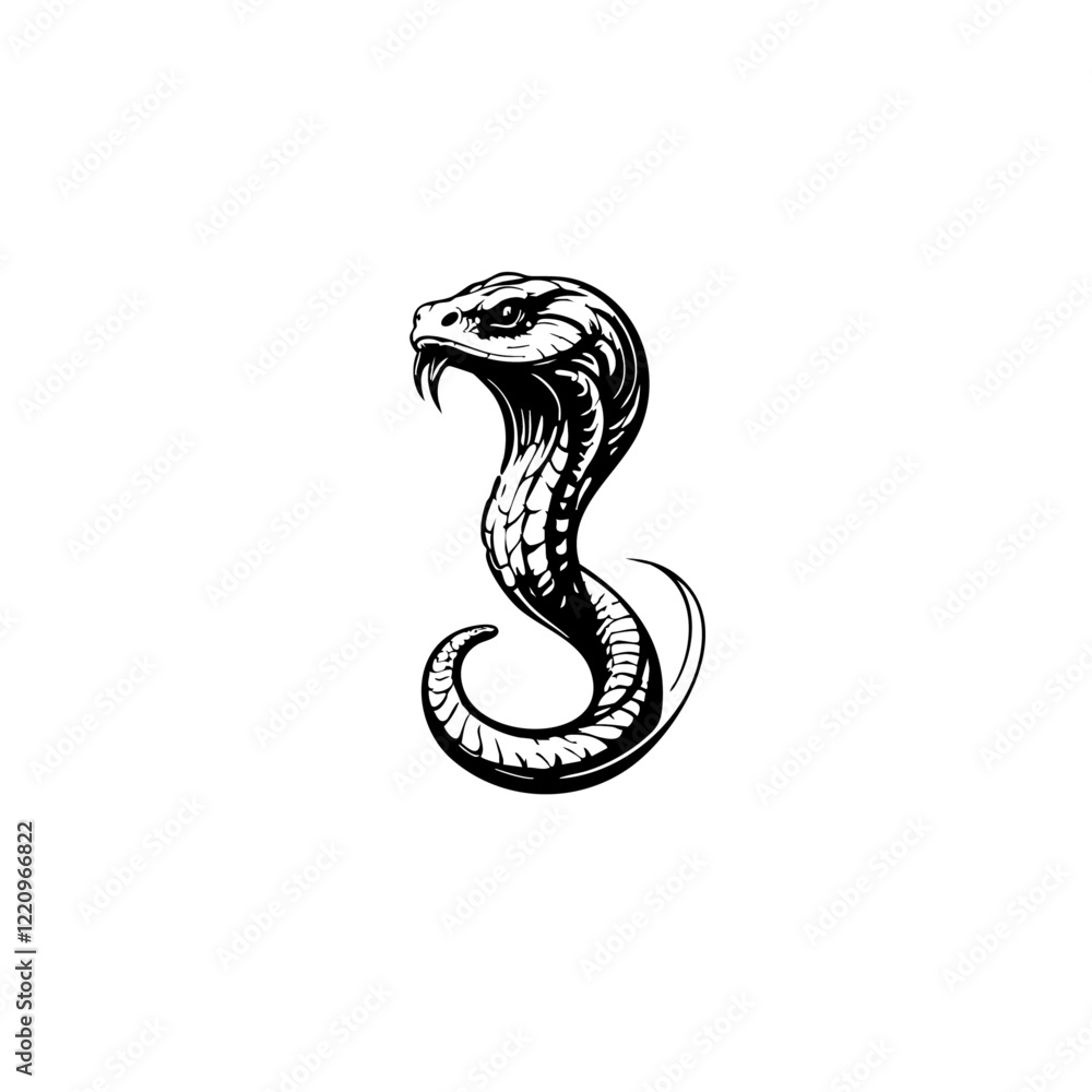 Fototapeta premium Snake Vector Logo Design