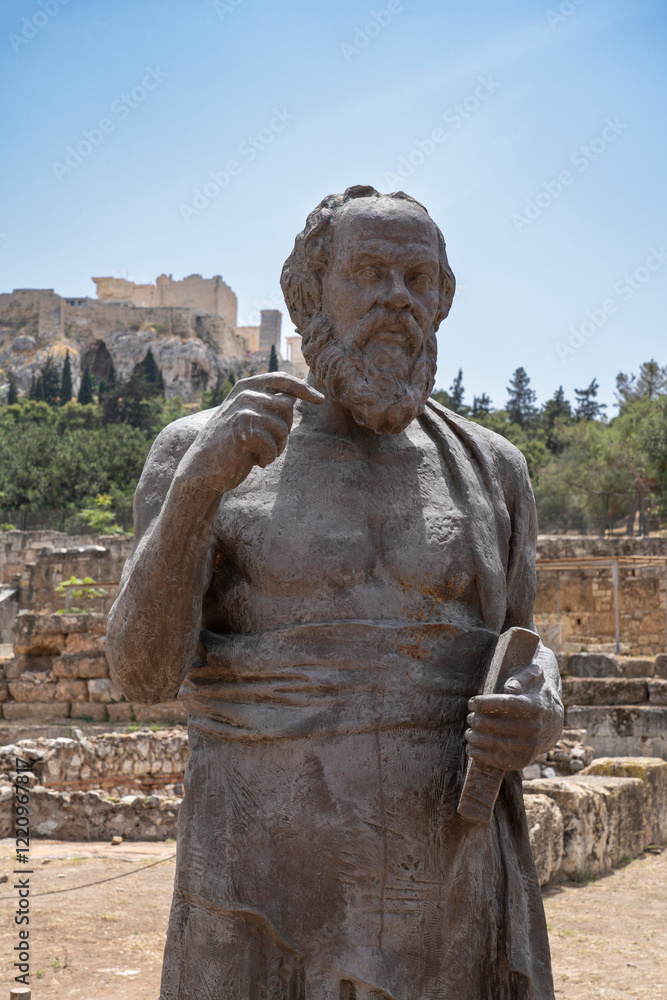 Fototapeta premium The prison of socrates in Athens Greece