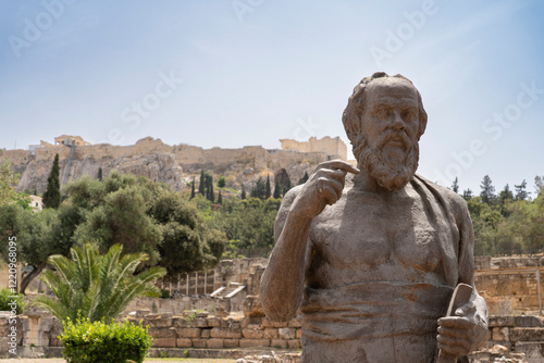 The prison of socrates in Athens Greece photo