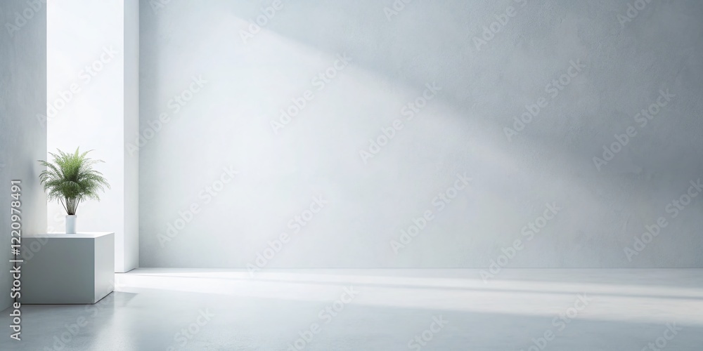 Obraz premium Minimalist Abstract White Background for Promotional Use - Clean Modern Design