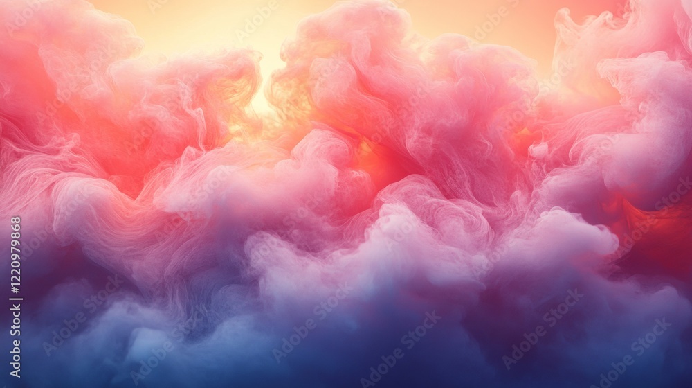 Dreamy pink clouds at sunset Dreamy pink clouds at sunset