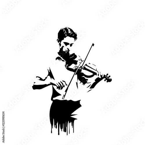 Solo Violinist in Focus