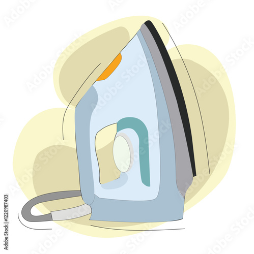 Irons as Electric Household Appliance for Steaming Clothes 