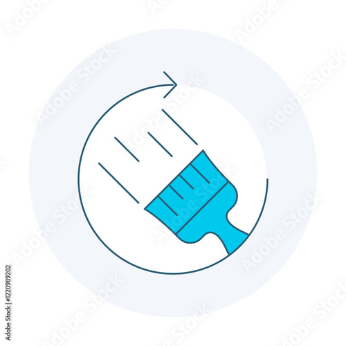 Refurbish Icon. Restoration and Upgrading Illustration for Sustainability and Resource Management.