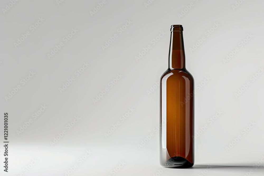 High Definition Image of Bottle Isolated on White Background High Definition Image of Bottle Isolated on White Background