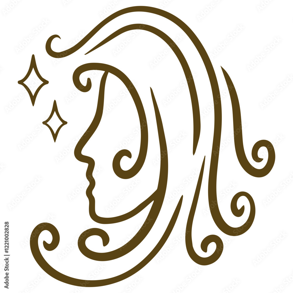 A simple and elegant line style illustration of a woman, perfect for beauty logos, salons, skincare, cosmetics, and wellness brands. A simple and elegant line style illustration of a woman, perfect for beauty logos, salons, skincare, cosmetics, and wellness brands.