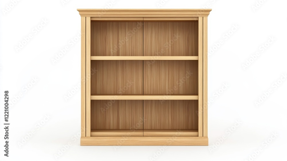 Elegant wooden bookshelf for modern interior decor Elegant wooden bookshelf for modern interior decor