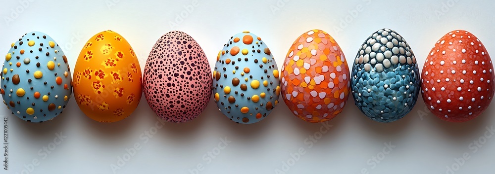 Colorful easter eggs on wooden table Colorful easter eggs on wooden table