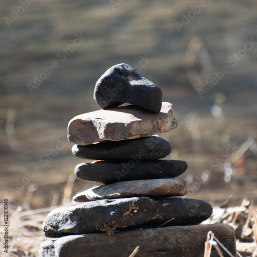 Photography stack of stones