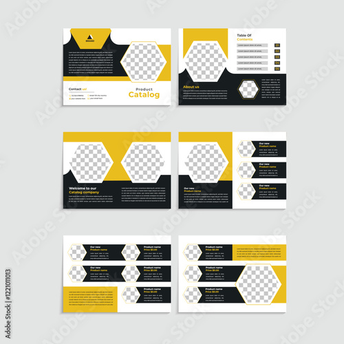 Contemporary and Refined 12-Page Product Catalog Template