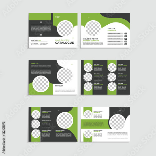 Modern and Sophisticated 12-Page Product Catalog Template Design