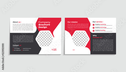 Professional and Sleek Bi-Fold Brochure Template Design