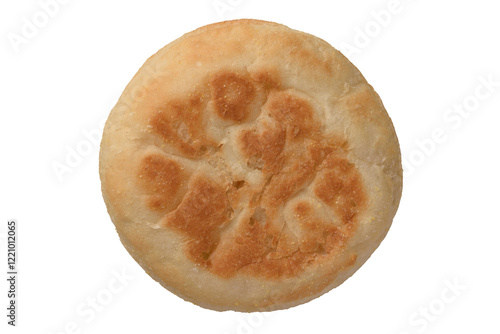 Fresh homemade English muffins for breakfast