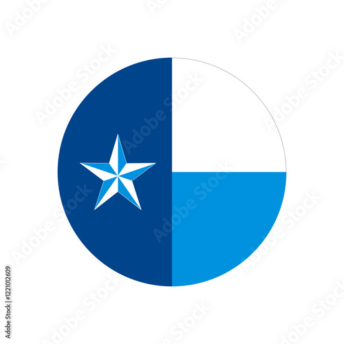 Flag of Dallas county, Texas, US photo