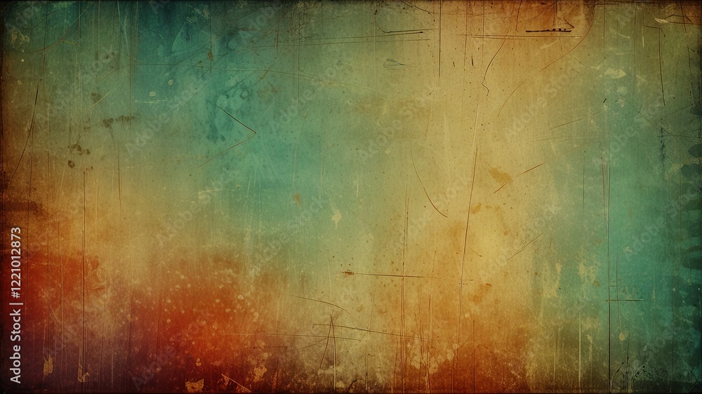 Fototapeta premium Old abstract retro vintage textured background
