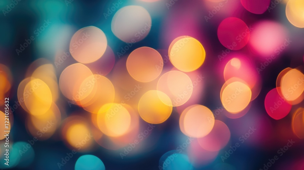 Bokeh Lights - Bright Colors Bokeh Lights - Bright Colors