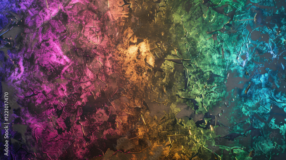 Obraz premium holographic rainbow foil