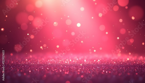 Sparkling bokeh background in shades of pink