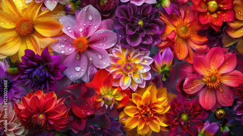 majestic field of flowers