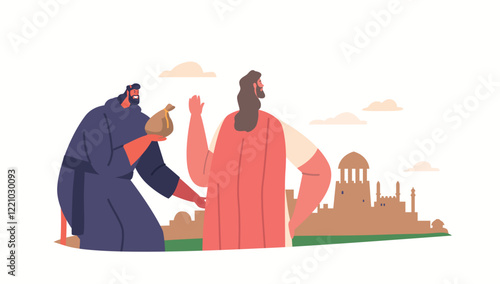 Jesus Biblical Character Resisted Devil's Temptation Of Money, Staying True To His Purpose And Mission