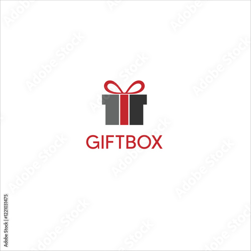 Silhouette of a gift box, symbolizing a giveaway or promotion, 