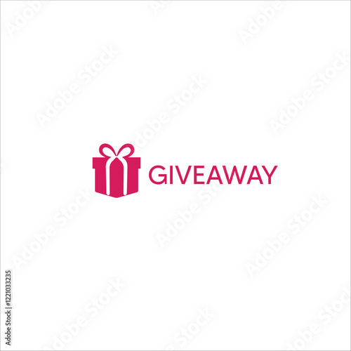 Silhouette of a gift box, symbolizing a giveaway or promotion, 