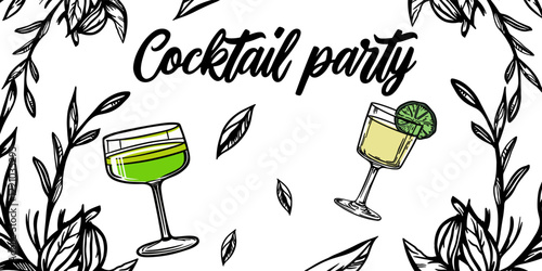 Detailed Cocktail Vector Art Collection for Creative and Professional Use