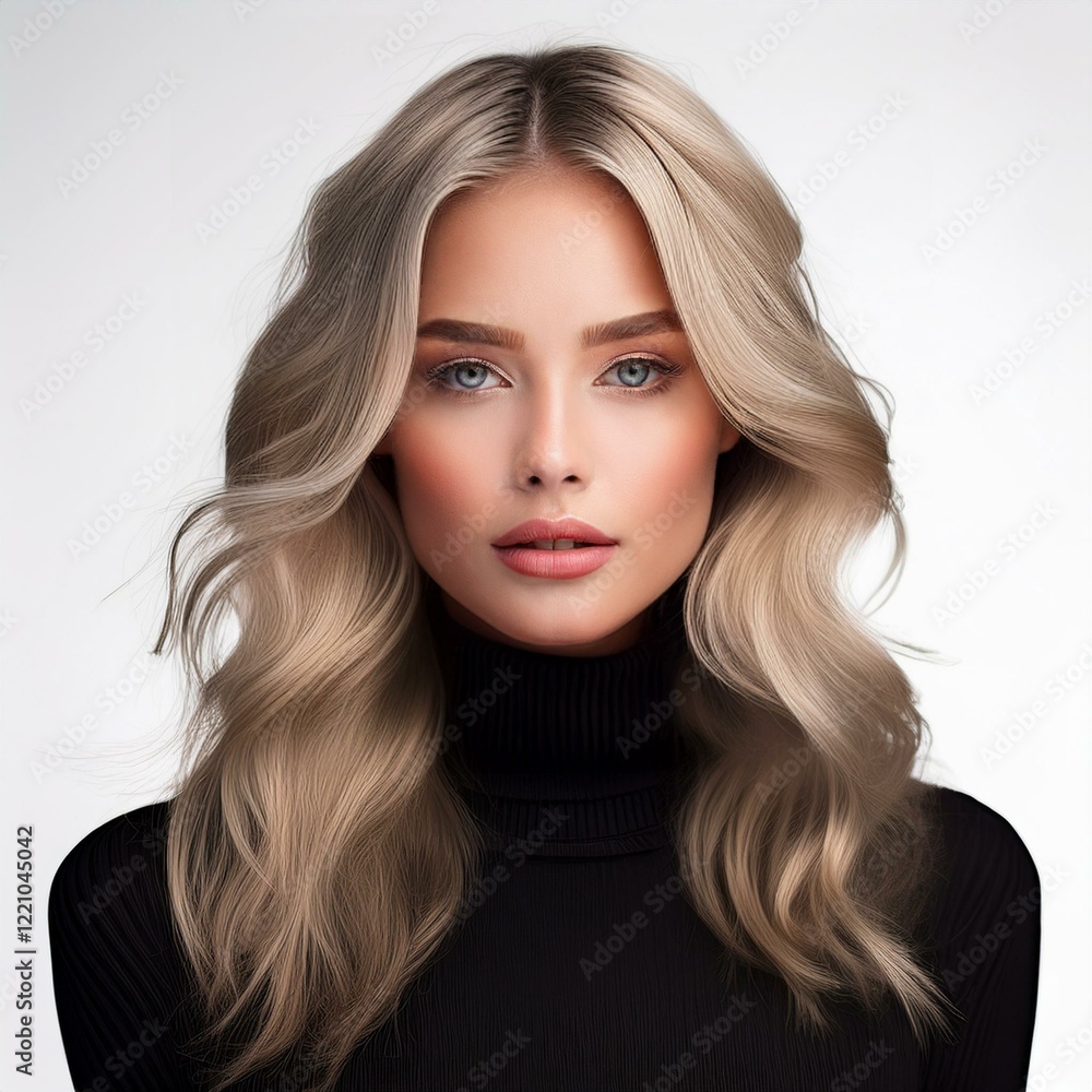 Fototapeta premium Hübsche blonde junge Frau
