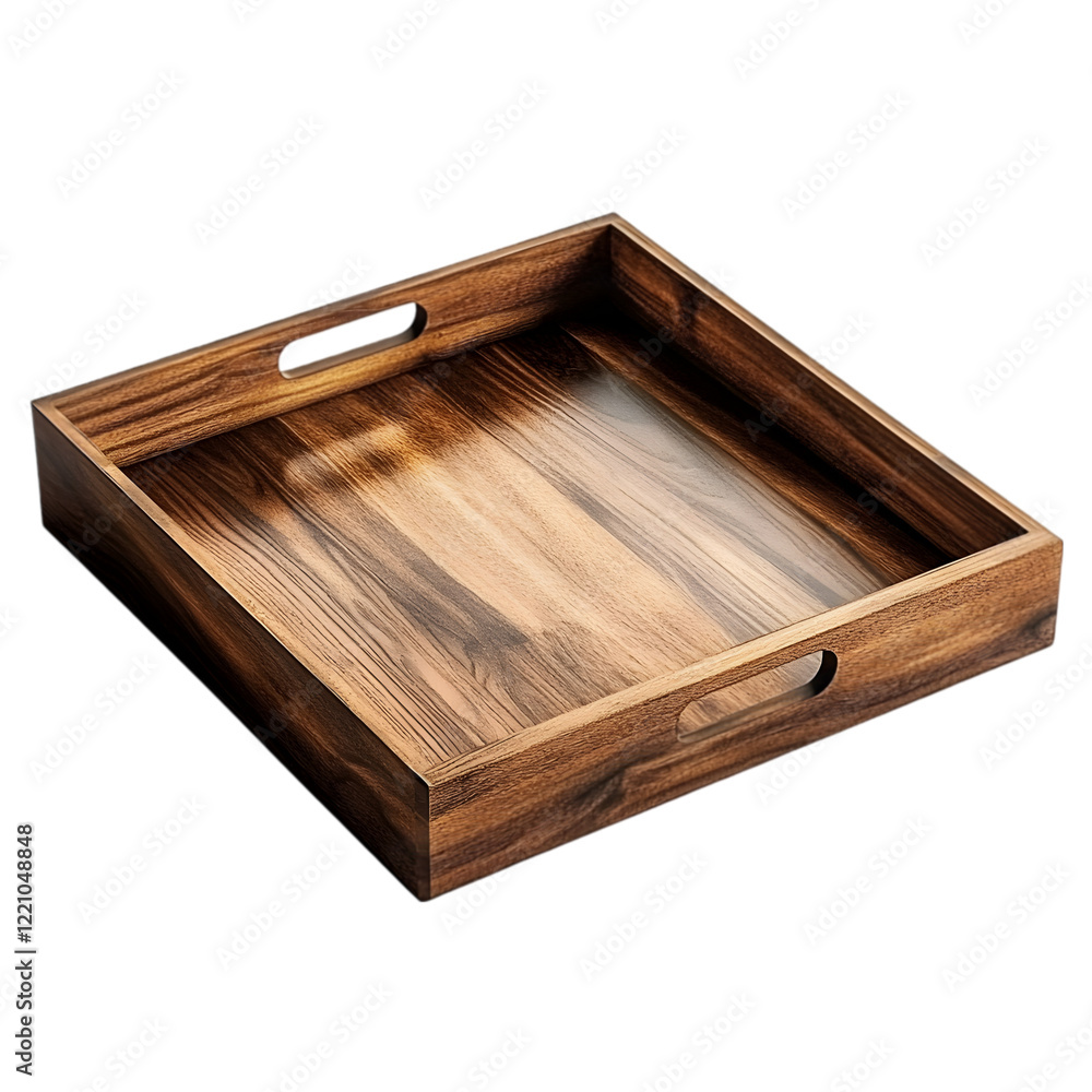 Elegant Wooden Square Serving Tray with Handles
Elegant Wooden Square Serving Tray with Handles