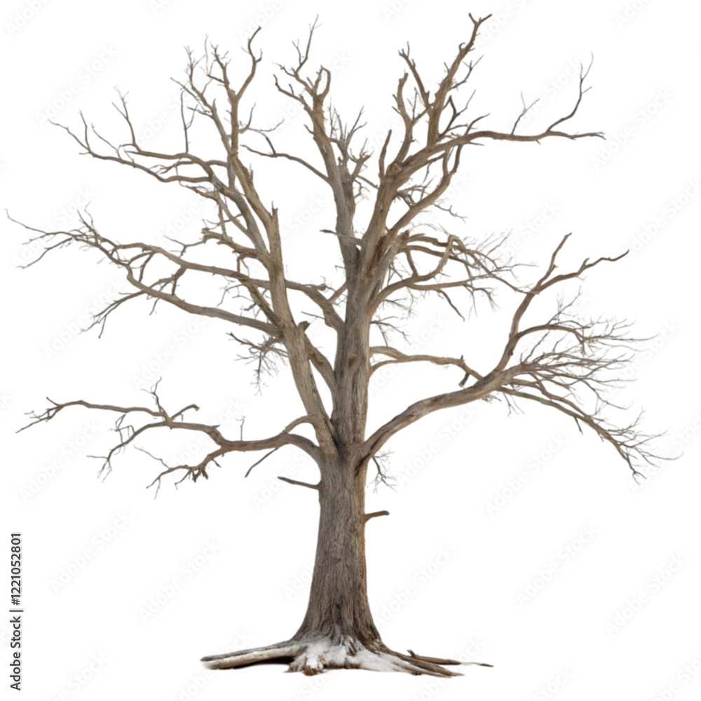 dead tree on transparent background dead tree on transparent background