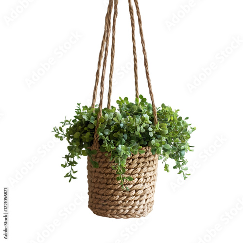 Wallpaper Mural "Handwoven Rope Hanging Planter with Greenery"

 Torontodigital.ca