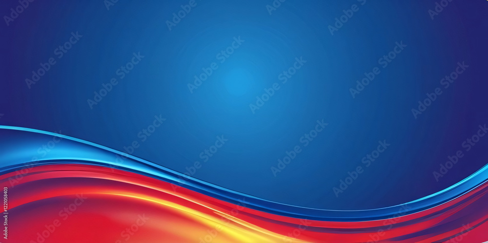 Fototapeta premium Abstract Background With Waves