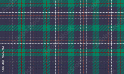 Seamless plaid pattern, purple, green, white, red, for designing clothes, skirts, pants, tablecloths, vector illustration.