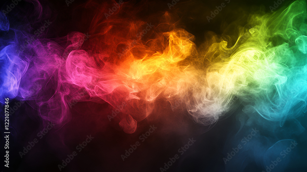 Abstract colorful smoke Abstract colorful smoke