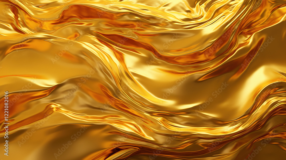 Golden Fabric Texture - Luxurious Abstract Art Golden Fabric Texture - Luxurious Abstract Art