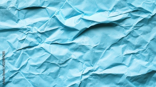 Wallpaper Mural Gentle Blue Paper Texture with Organic Creases Torontodigital.ca