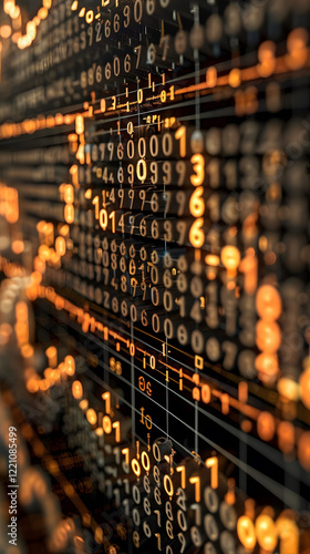 Stocks abstraction Bitcoin Etherum chart and indicator lines