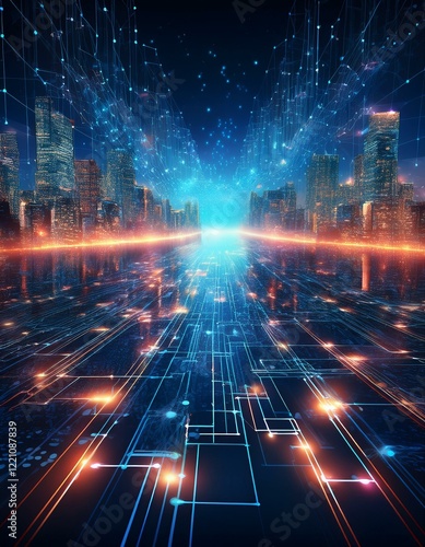 Digital transformation technology strategy, IoT, internet of things. transformation of ideas and the adoption of technology in business in the digital age, enhancing global business capabilities
